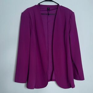 SHEIN Vibrant Purple Blazer